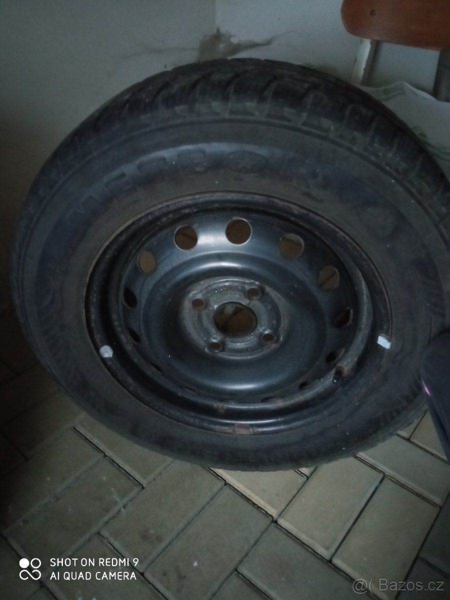 15" kola s pneu 205/65, 4ks