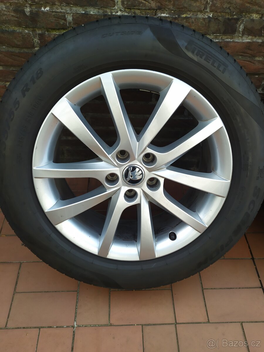 Alu kola 18" orig Škoda Kodiaq
