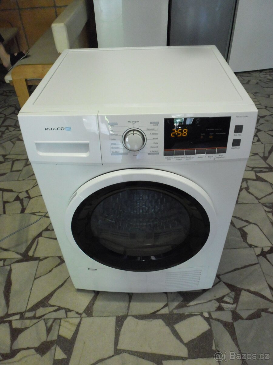Prodáme sušičku Philco na 8 kg prádla, A++ class