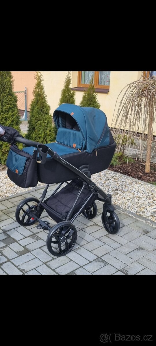 Kombinovaný kočárek Baby Merc La Rosa