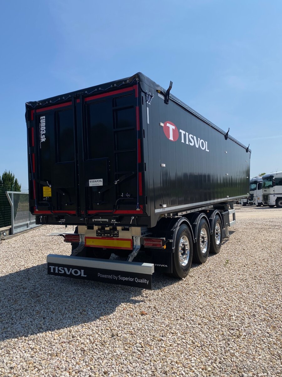 Sklápěcí návěs -Tisvol S3N 52m3 5680kg, Možnosť pronájmu