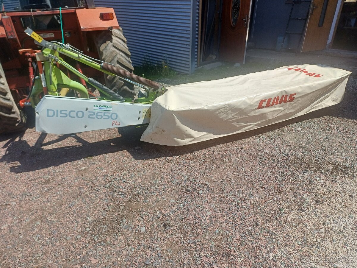 Diskova kosa, kosacka, sekacka, claas disco 2650+