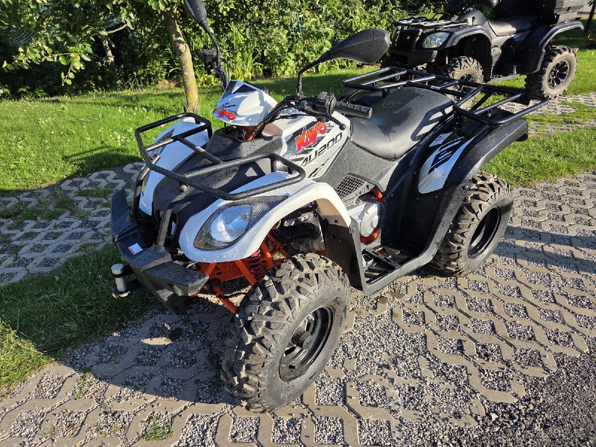 Čtyřkolka Kayo 200 najeto 320km.