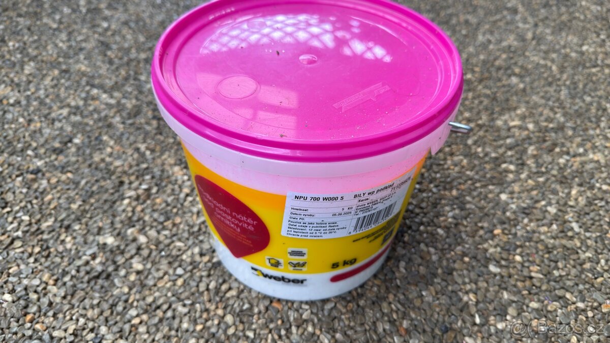 Penetrace nátěr základní weberpas podklad UNI 5 kg - bílý