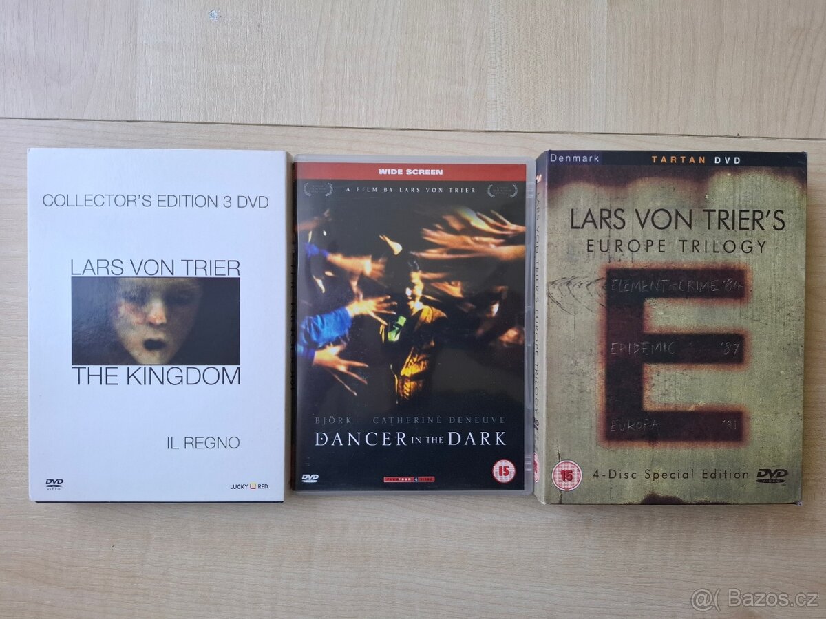 7 filmů (DVDs) od Lars von Trier