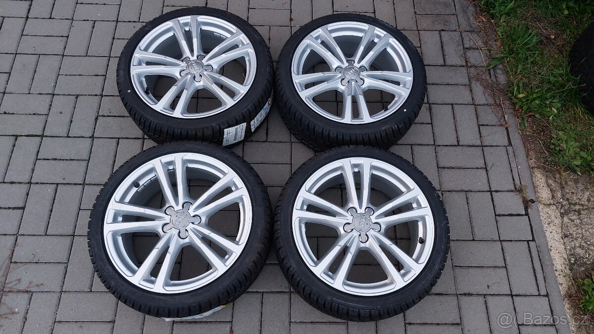 ALU zimní 17", AUDI, rozteč 5x100mm, pneu 215/40/17, NOVÉ