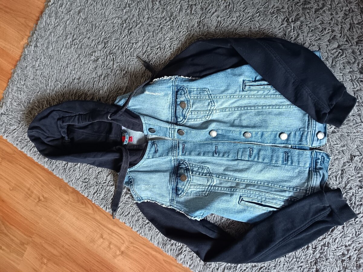 Džínová bunda H&M 146/152