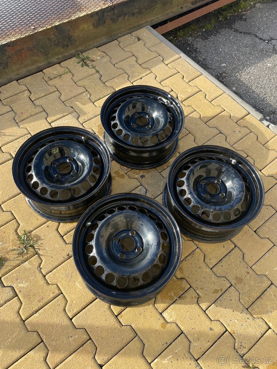 Plechové kola 4x100 R15 Alcar