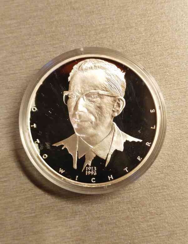 Stříbro medaile Největší osobnosti-Otto Wichterle Největší