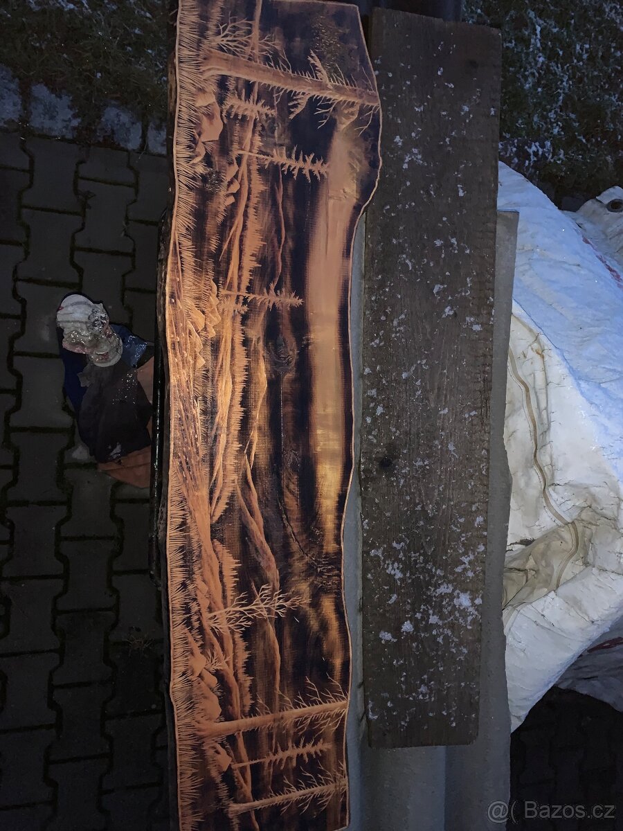 Obraz ručně vyřezavaný JESENÍKY