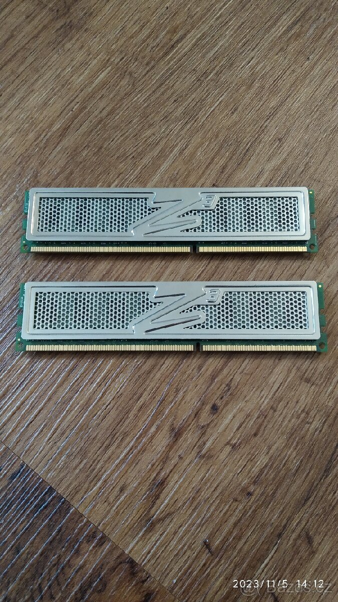 RAM OCZ DDR3 4GB kit (2x2GB) PC 2000MHz