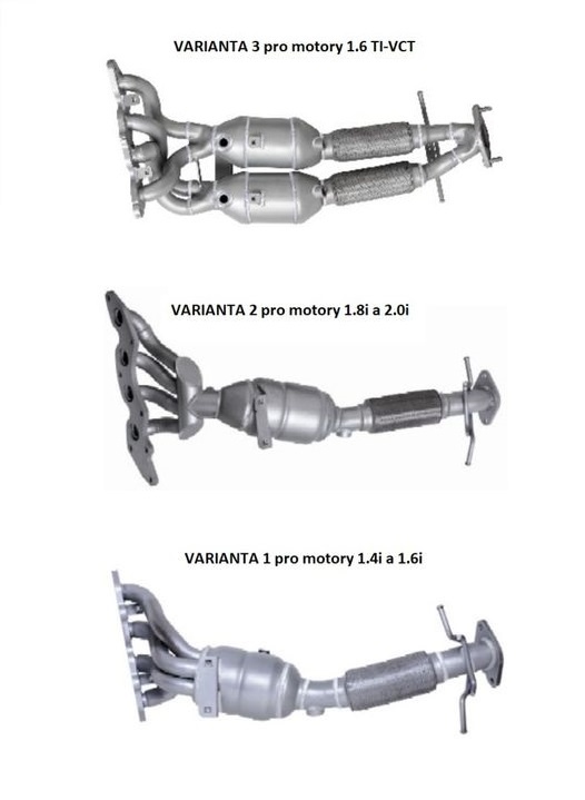 Katalyzátor Ford, Volvo. Nový, homologovaný