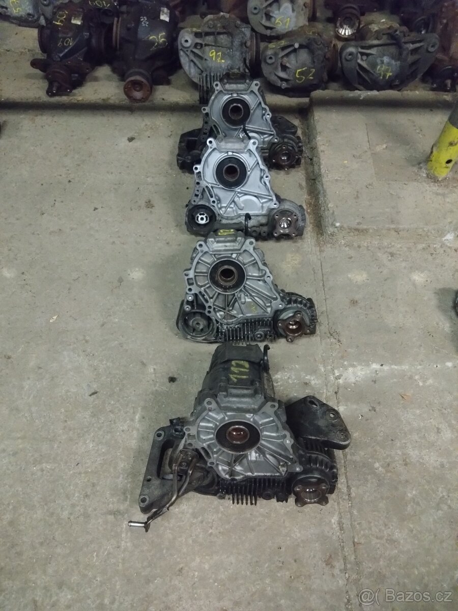 VTG, Rozvodovka, Mezinápravový diferenciál BMW