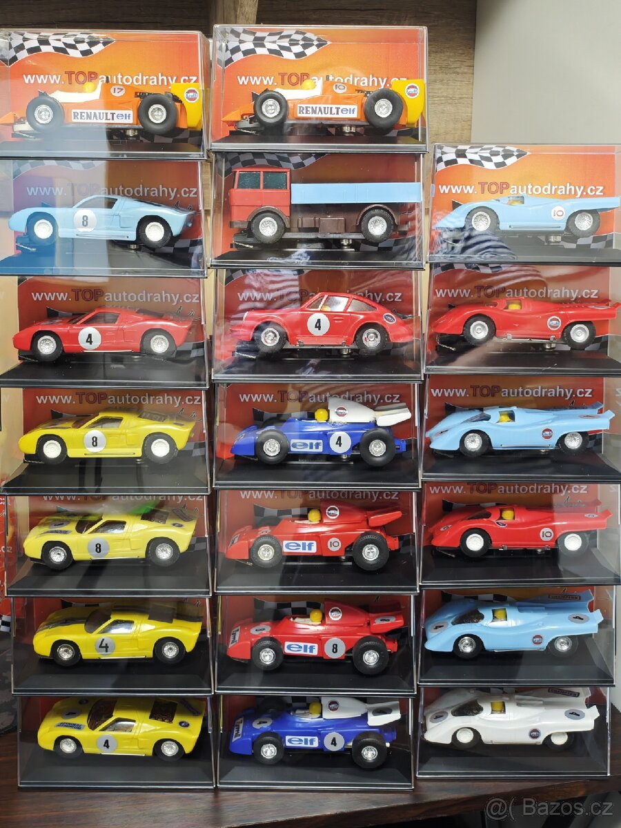 Repasované retro autíčka Ites autodráha