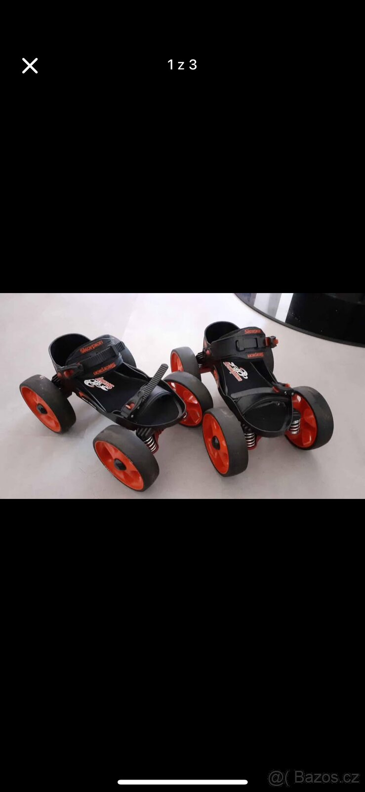 Terénní kolečkové brusle Skorpion vel. L