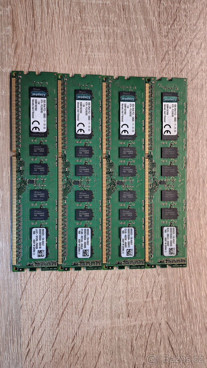 Kingston 8GB DDR3 1600MHz ECC - server 4ks