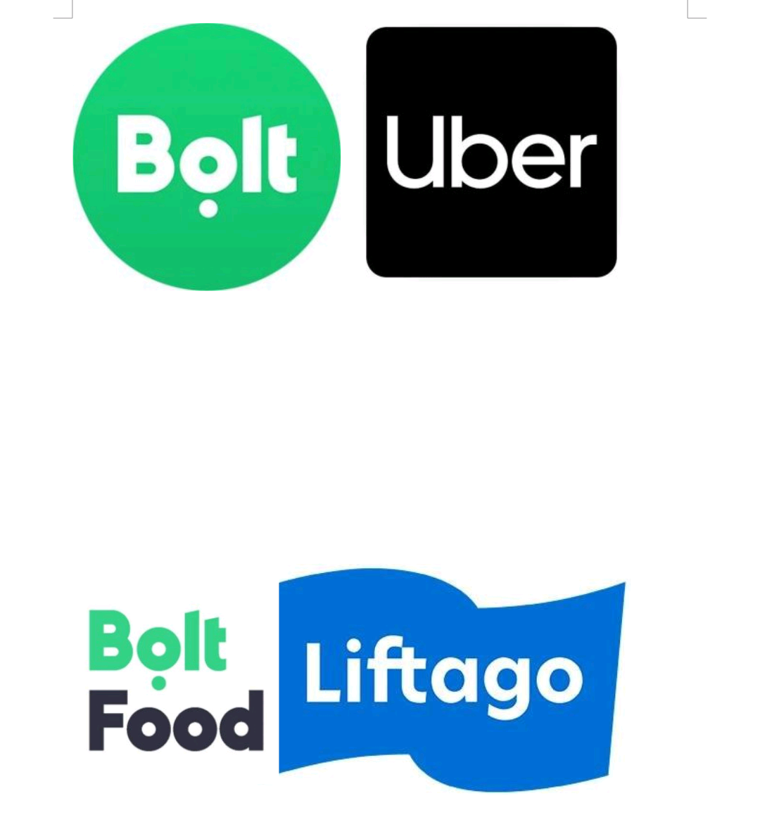 Aplikace řidič Bolt TAXI jídlo taxametr