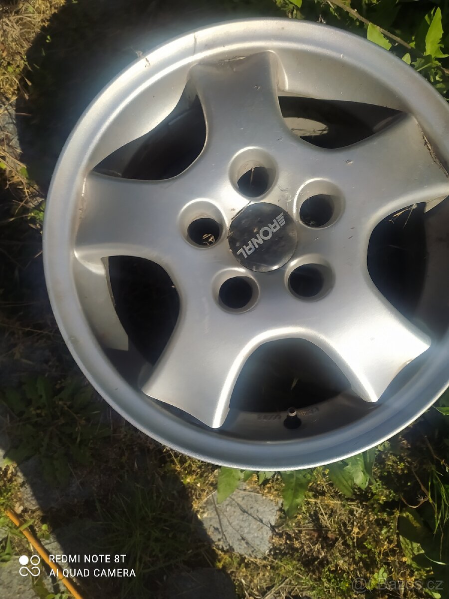 4 ks ALU disky Ronal 235/70 R15,7J×15H2