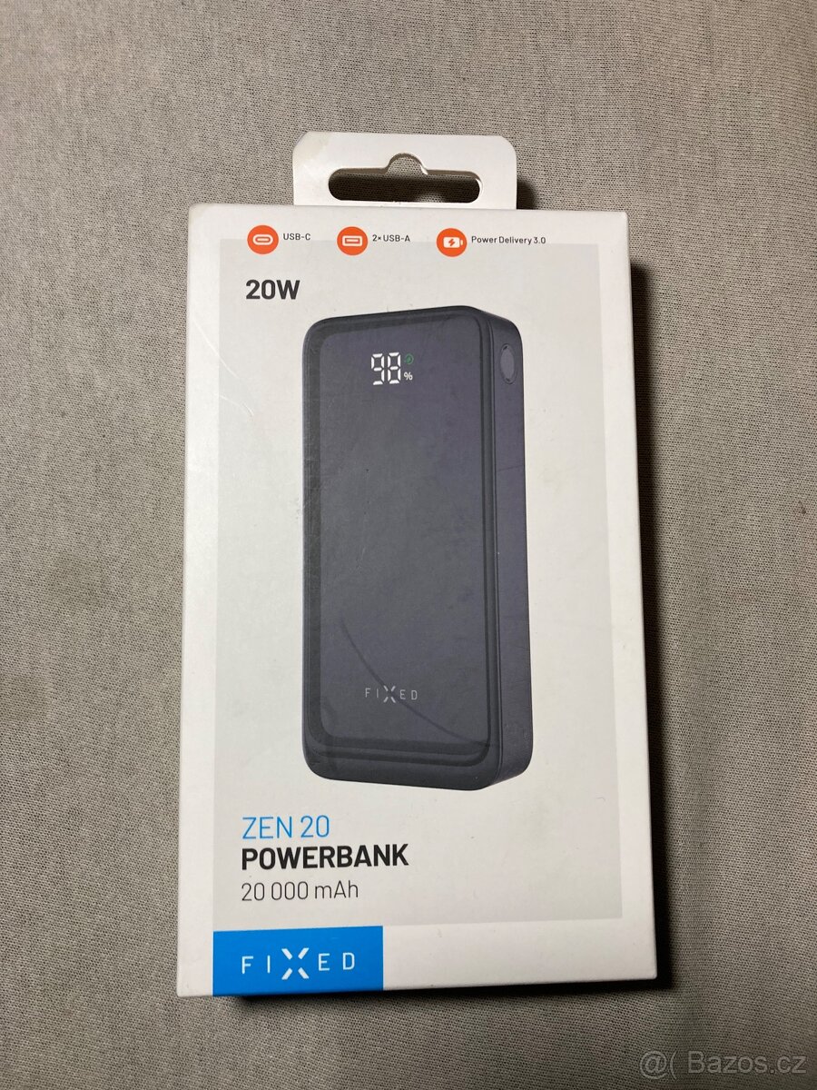 Powerbanka FIXED 20 000 mAh
