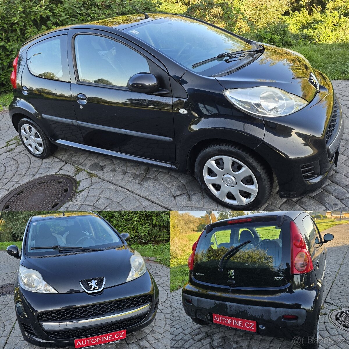 BENZÍNOVÝ PEUGEOT 107 5 DV. EL.OKNA, KLIMATIZACE 2009