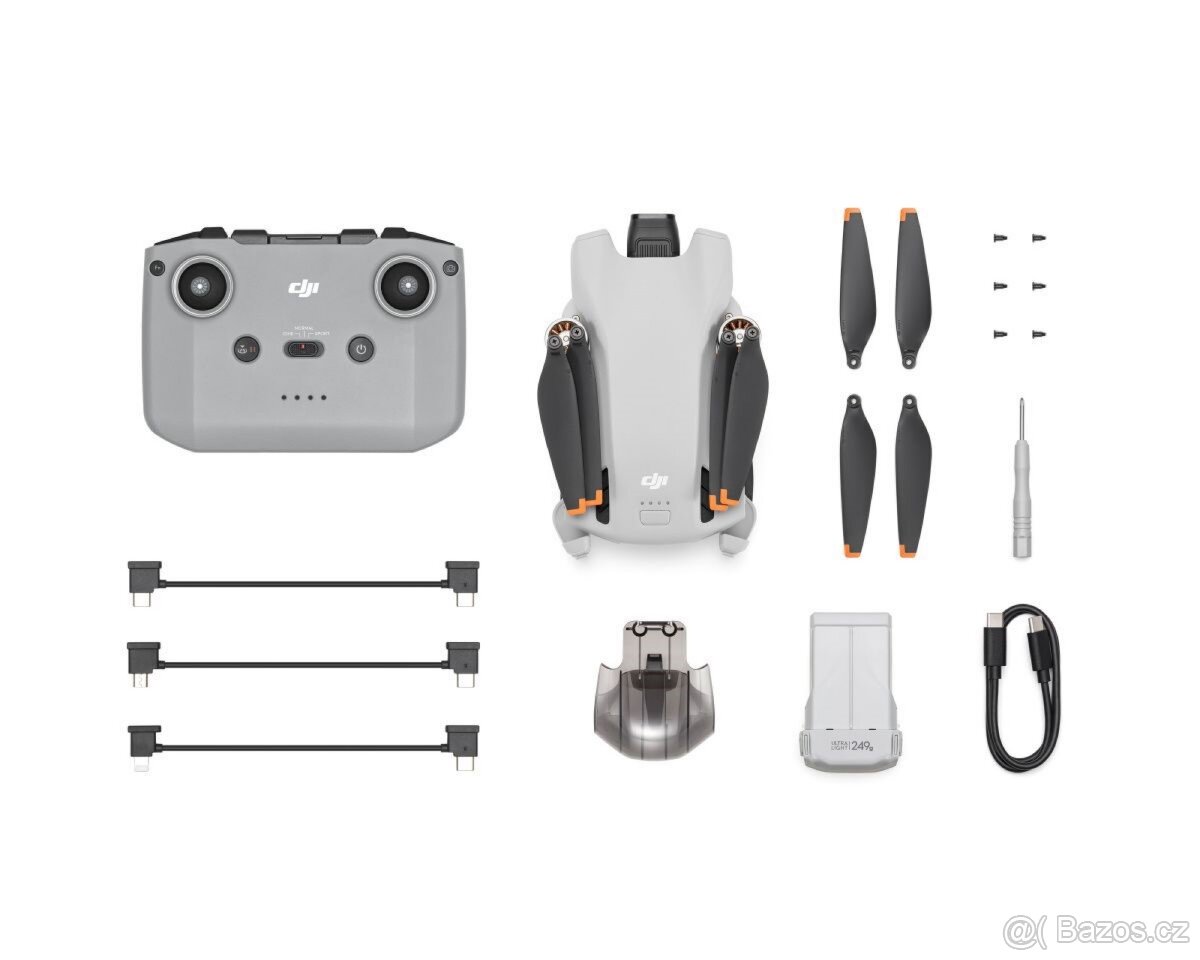 Dji Mini 3 + baterie + nabíječka 3 baterií, záruka