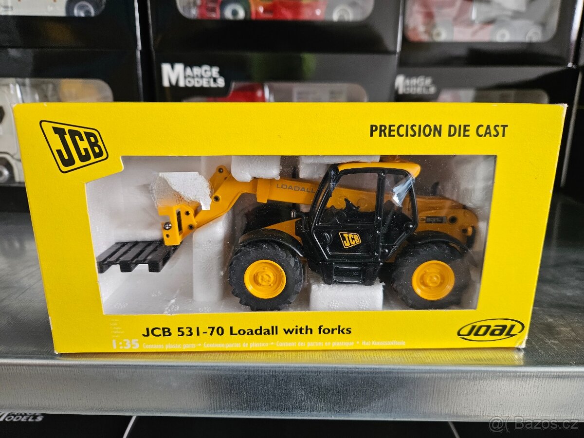 Historický kovový model JOAL JCB 531-70