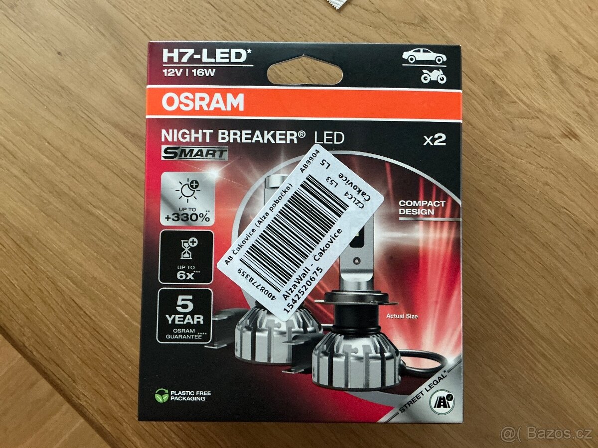 Autožárovky OSRAM NIGHT BREAKER LED SMART H7