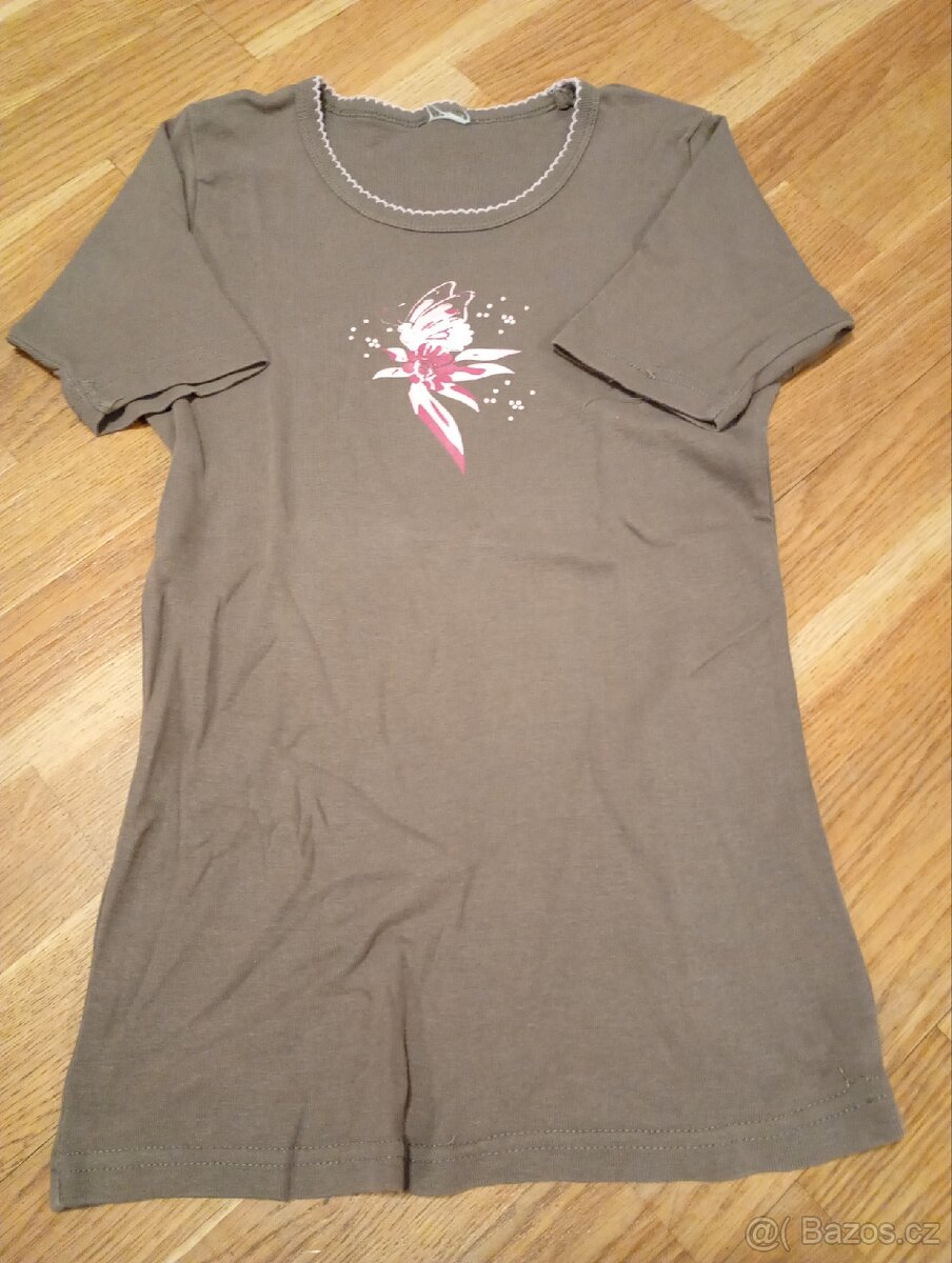 Dívčí hnědé tričko