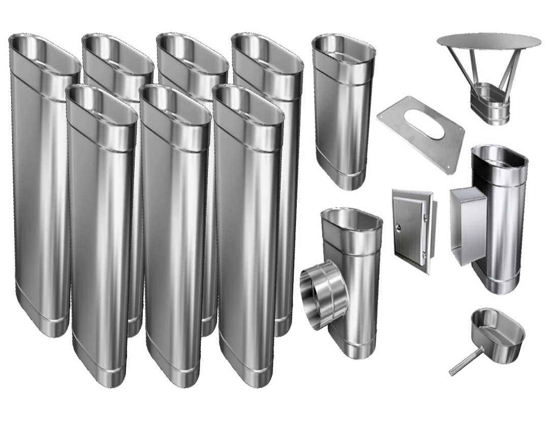 Komínová vložka oválná