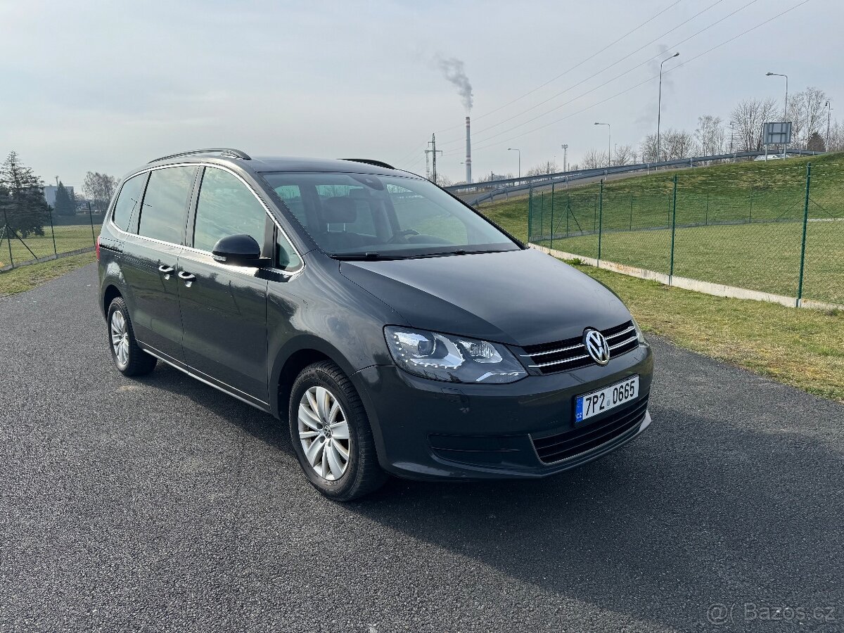 VW Sharan 2.0 tdi 2014 4x4 kůže tažné navi 6mist