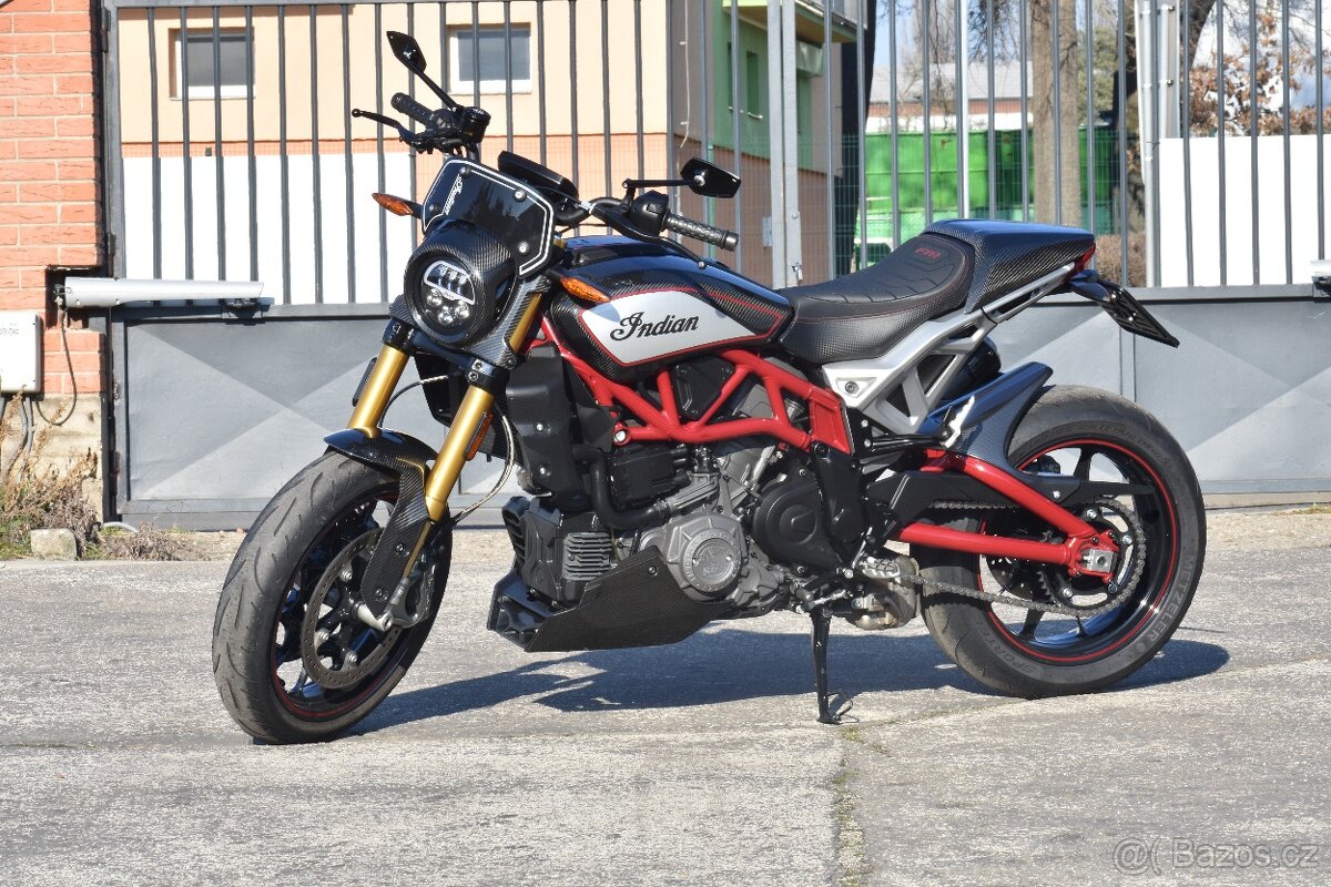 Indian FTR 1200 Carbon R – motorka našeho mechanika Davida n