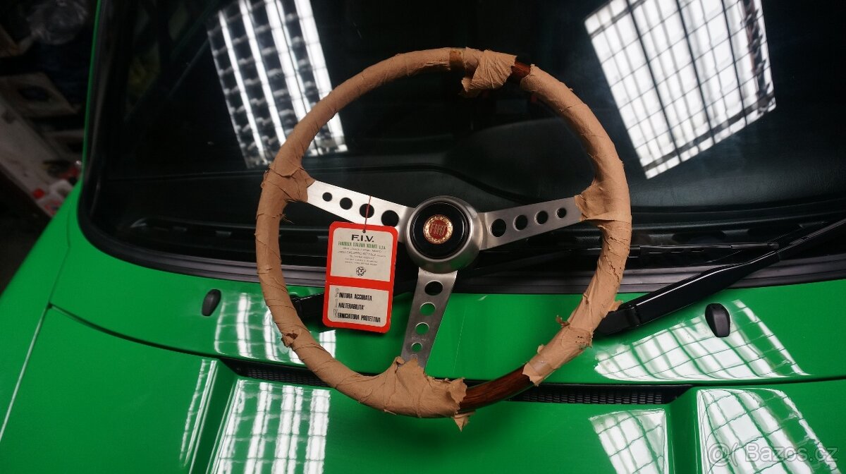 dřevěný volant FIAT original italy F.I.V. spa