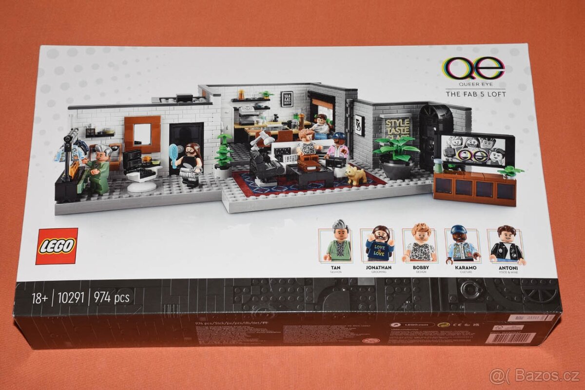 Lego 10291 - Queer Tým - Byt: Úžo Pětky