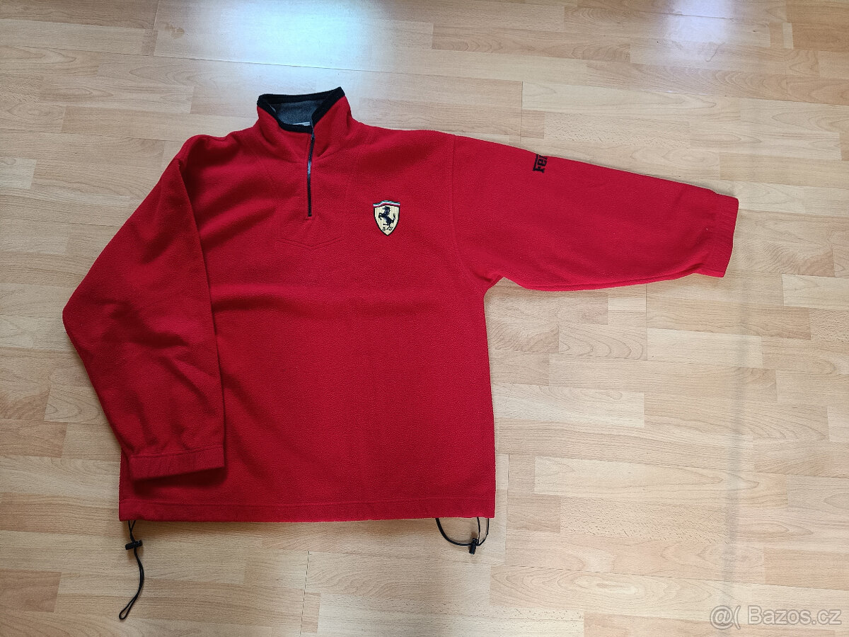 Ferrari original mikina cervena XL, nenosena