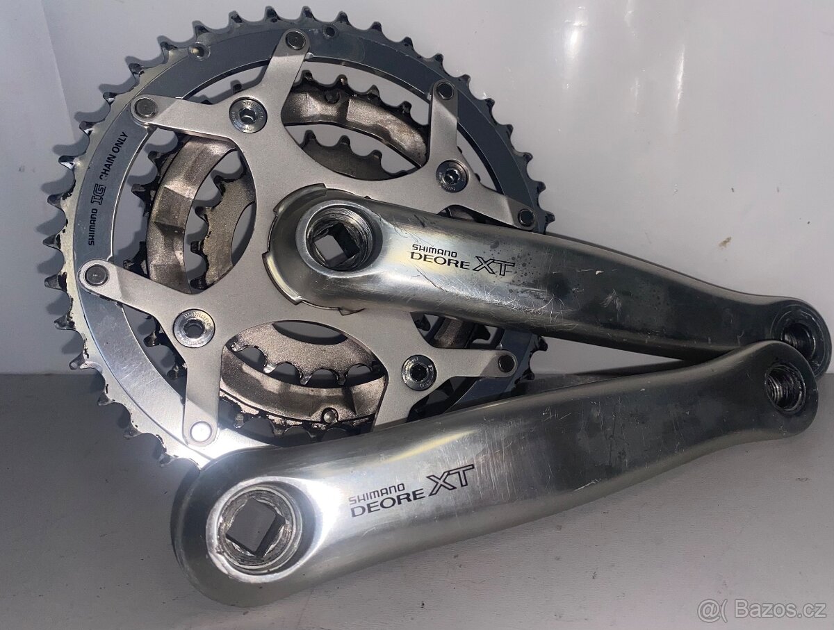 Kliky s převodníky Shimano Xt