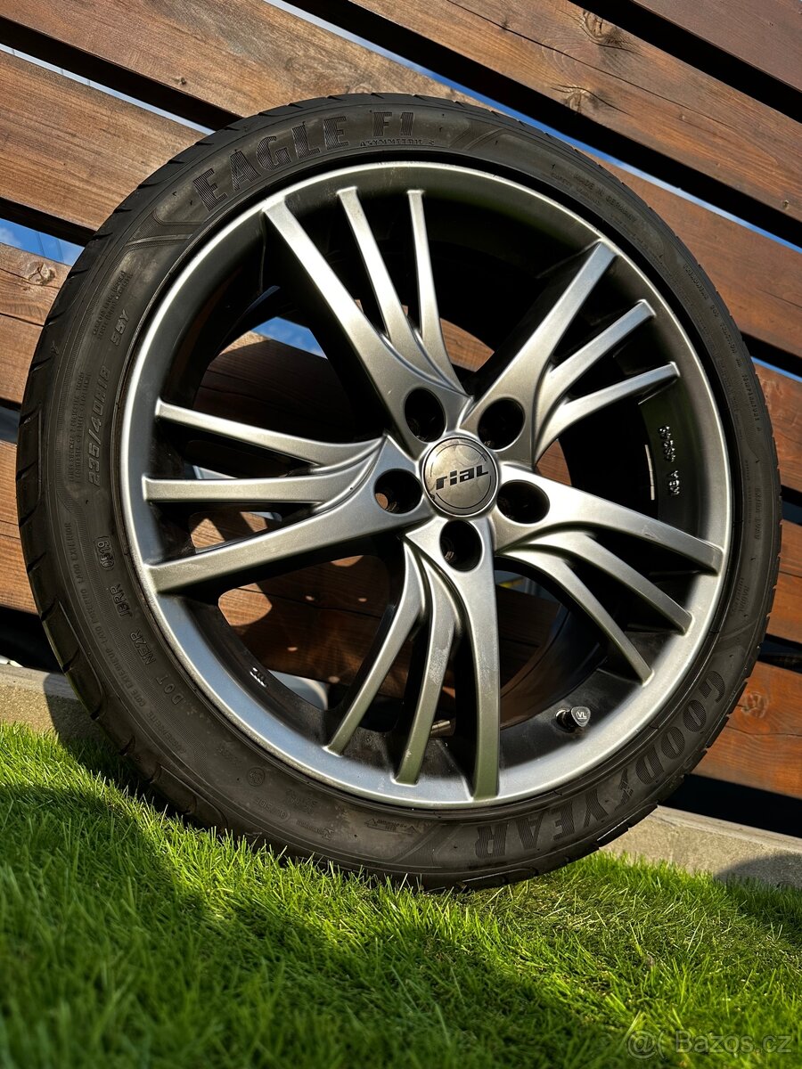 Alu kola 5x108 r18 s pneu (rial)