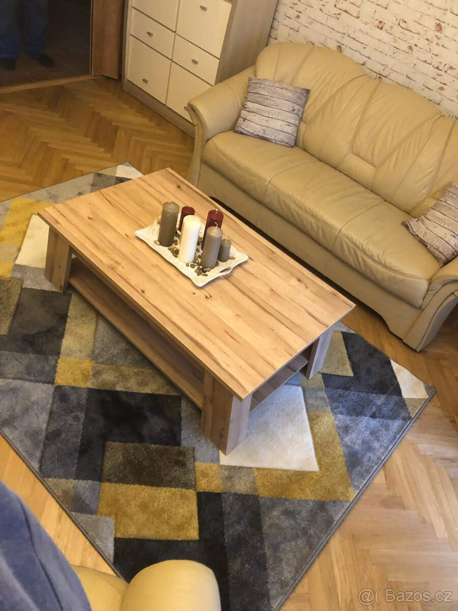 Celokožená sedací souprava