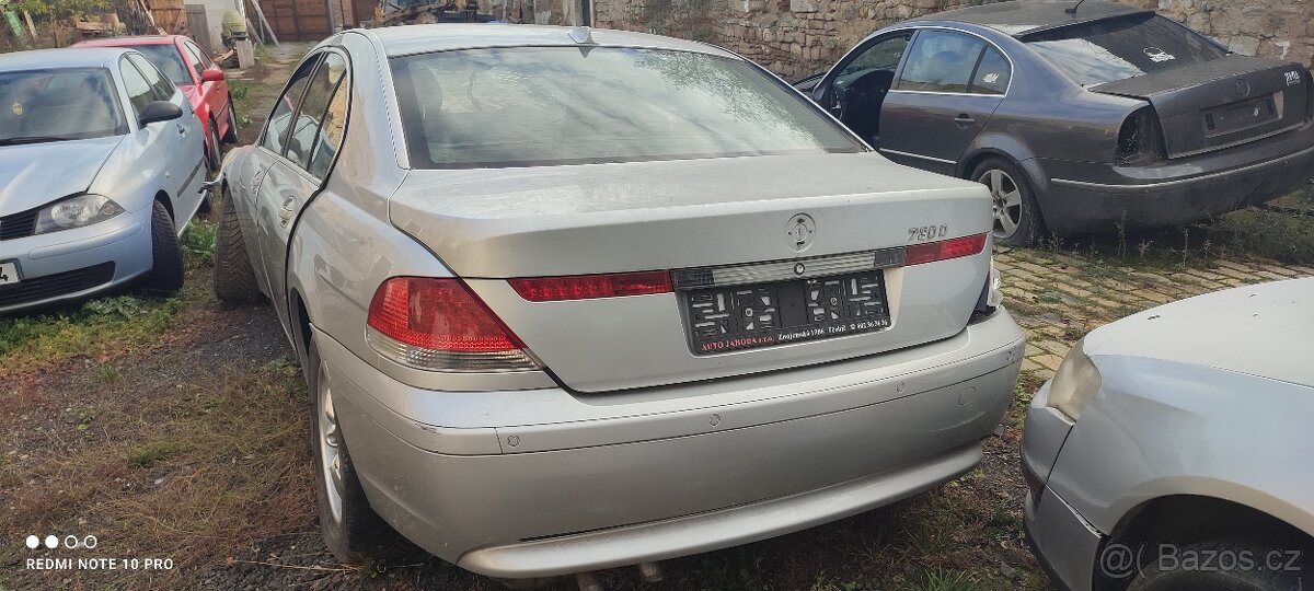BMW E65 ZADNÍ NÁRAZNÍK PLATÍ DO SMAZÁNÍ