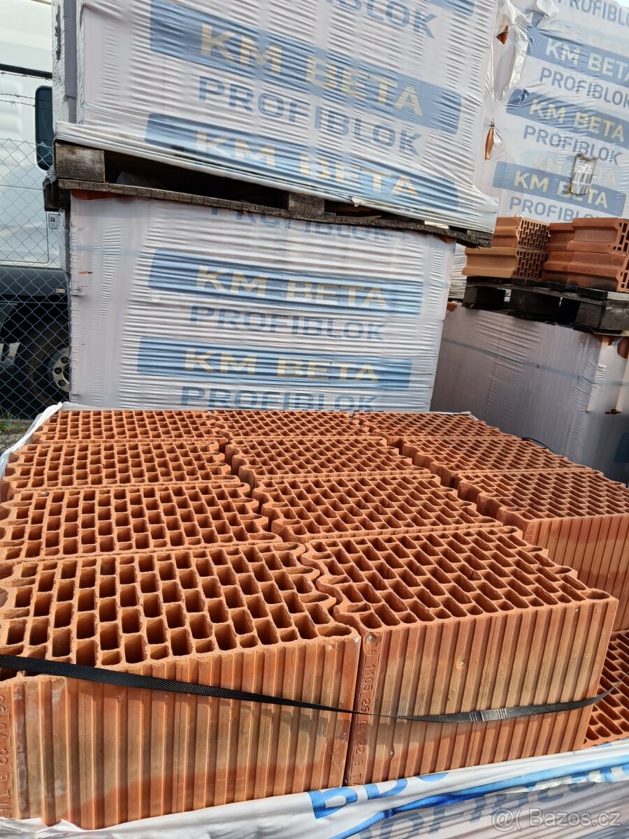 Cihla KM Beta Profiblok 17,5 broušená - Výprodej