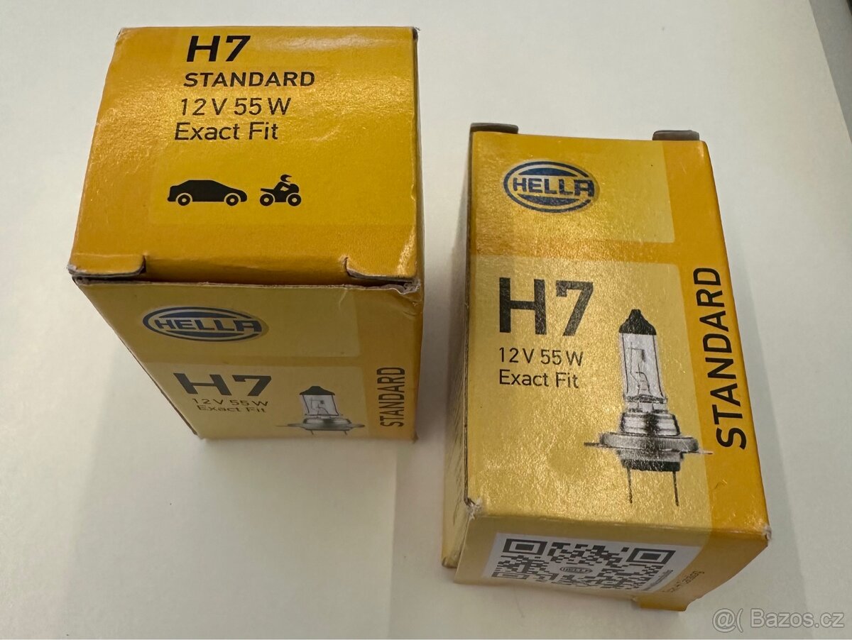 Auto žárovka Hella H7 12V 55W