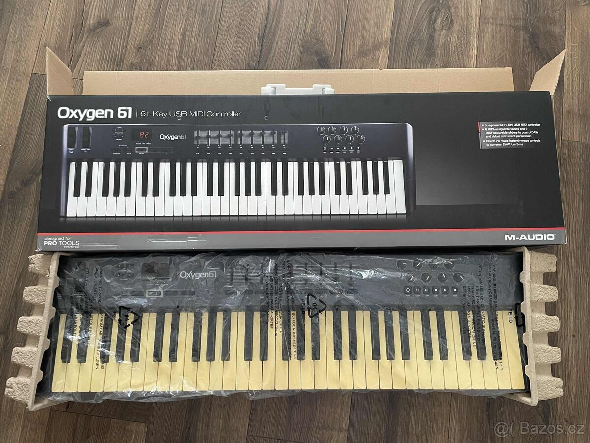Prodám MIDI klávesy M-Audio Oxygen 61