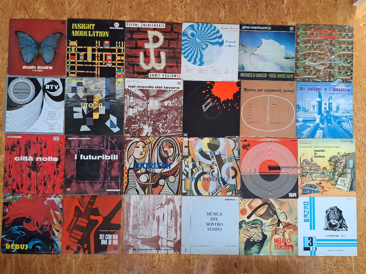 Prodám retro LP vinylové desky - CZ, IT, USA