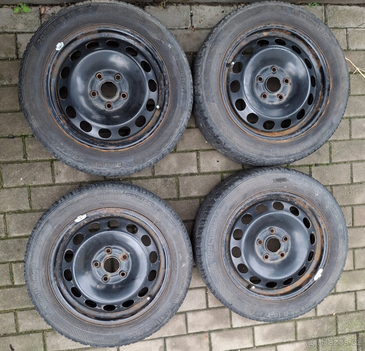 Sada plechových disků - Škoda Octavia, VW 6,5Jx16 ET50