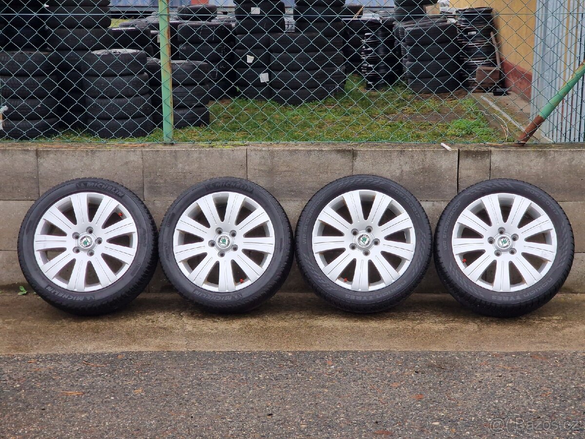 205/50/17 Originál alu kola Škoda 5x112