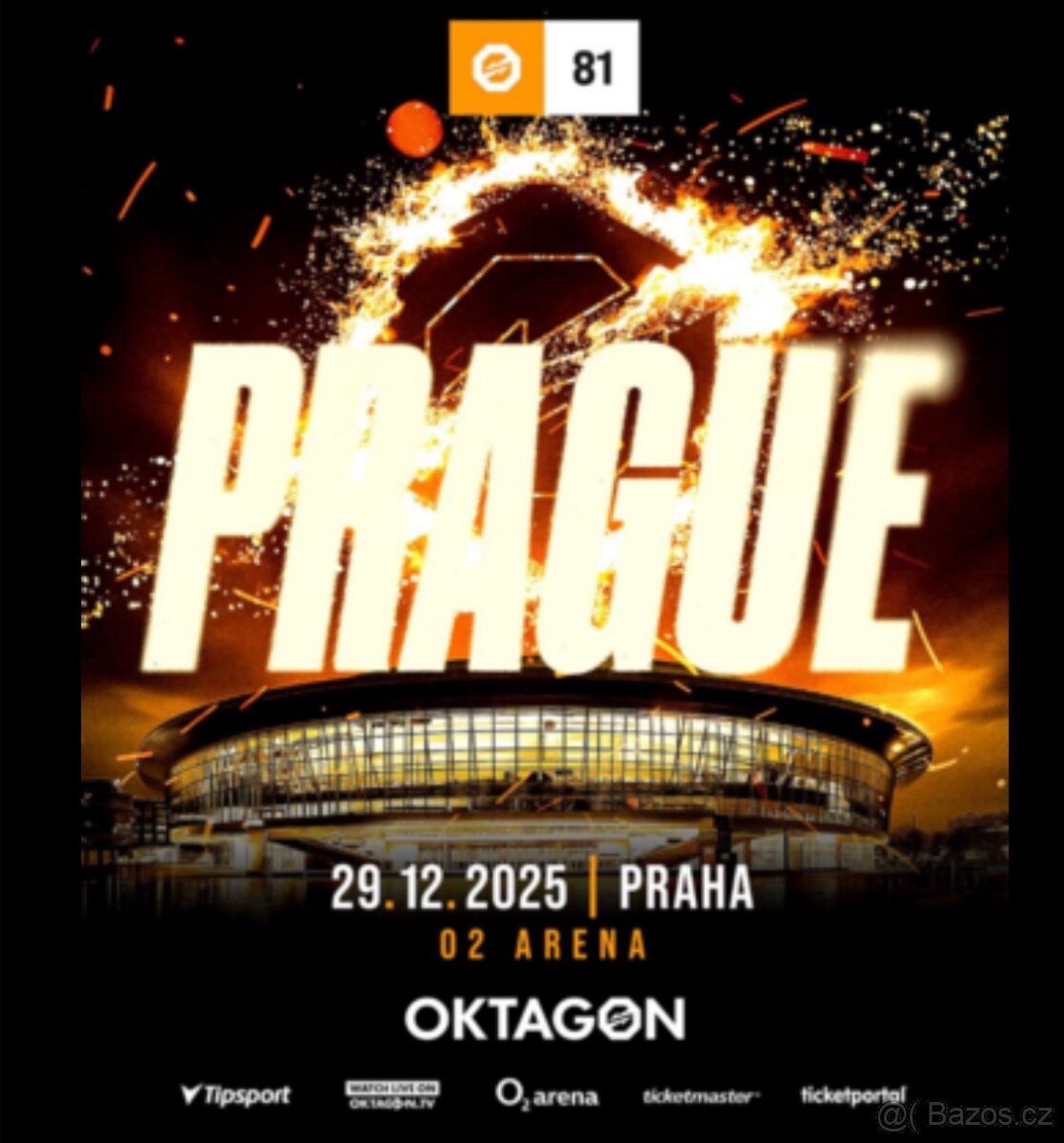 VIP VSTUPENKY OKTAGON 81 28.12.2025