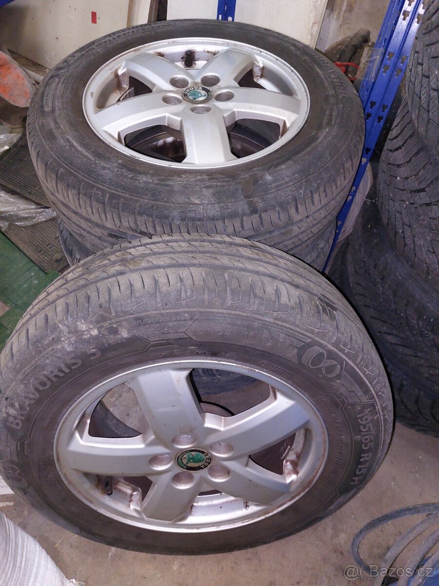 Kola s pneu 195/65/15