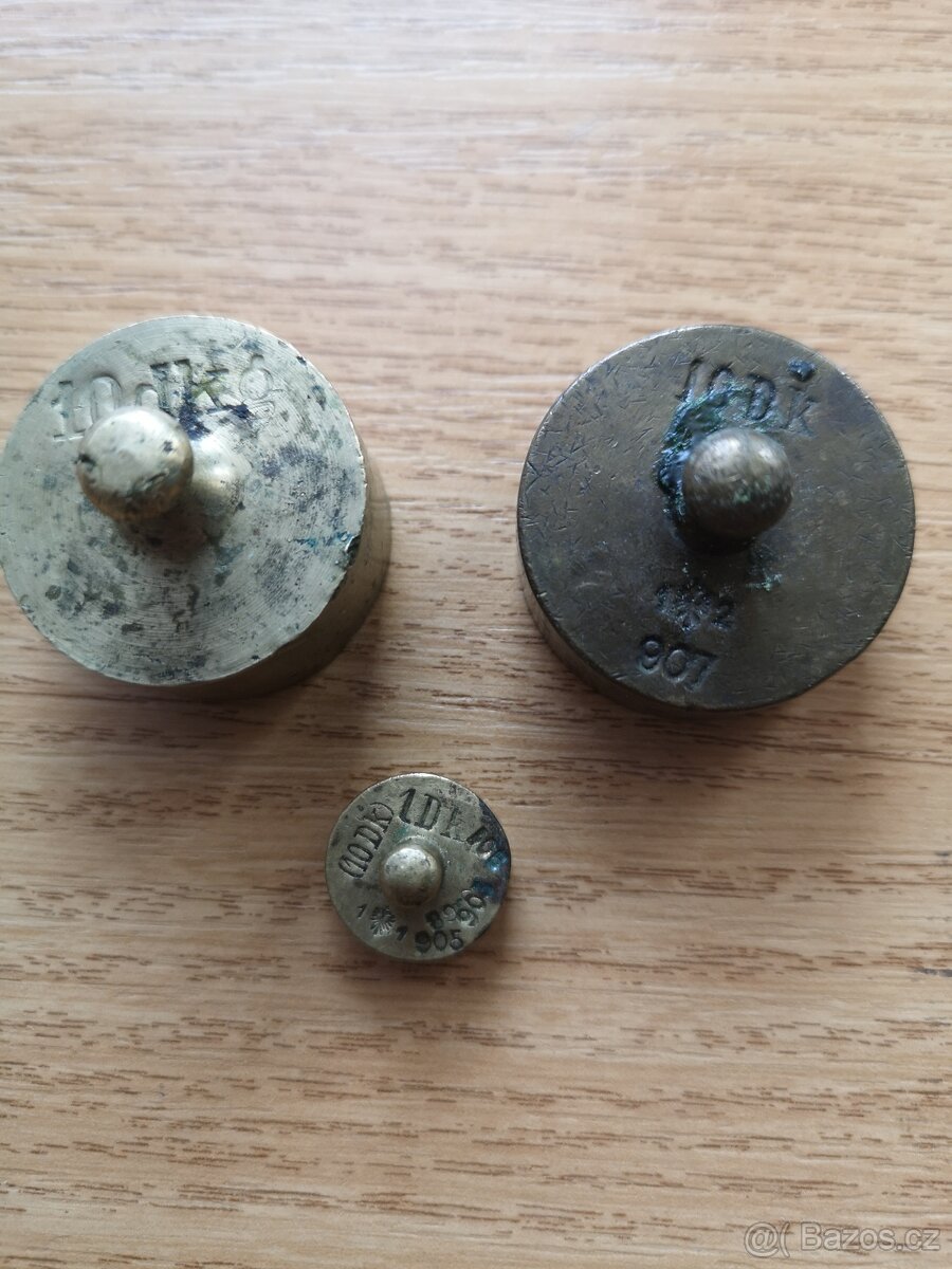 Závaží - malá - retro.