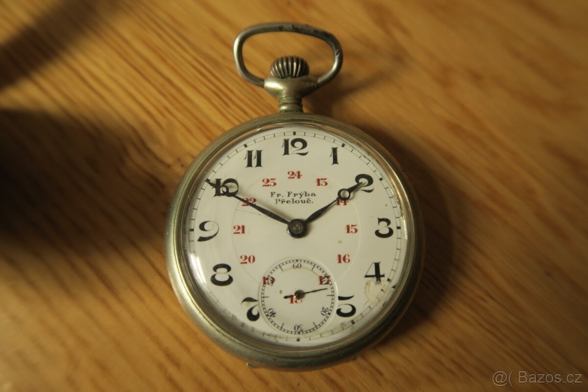 Kapesní hodinky František Frýba Přelouč