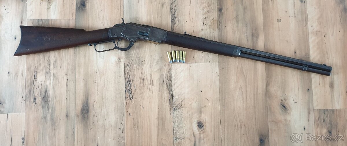 HISTORICKÁ PUŠKA WINCHESTER CAL.38-40WCF M1873 HEZKÝ STAV