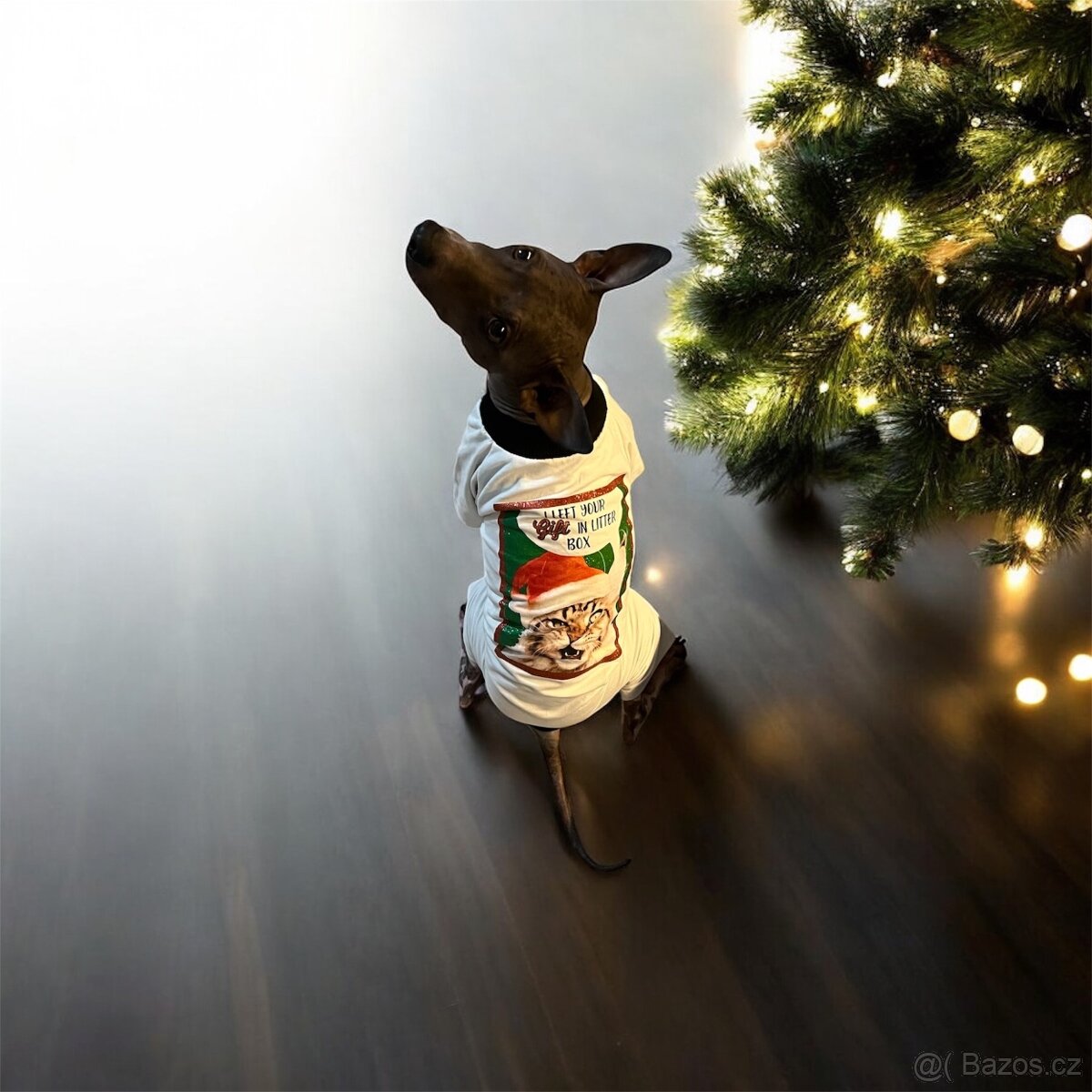 Bavlněný vánoční obleček pro psy, triko 🐾 délka 42cm🐾